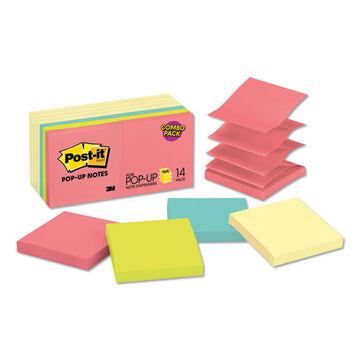 Post-it® Dispenser Notes Original Pop-up Notes Value Pack, 3 X 3, Canary Yellow-poptimistic Collection Colors, 100 Notes-pad freeshipping - TVN Wholesale